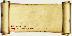 Milja Sebić vizit kartica